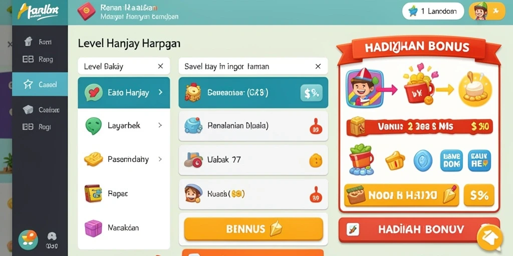 Tampilan antarmuka utama yang menarik.