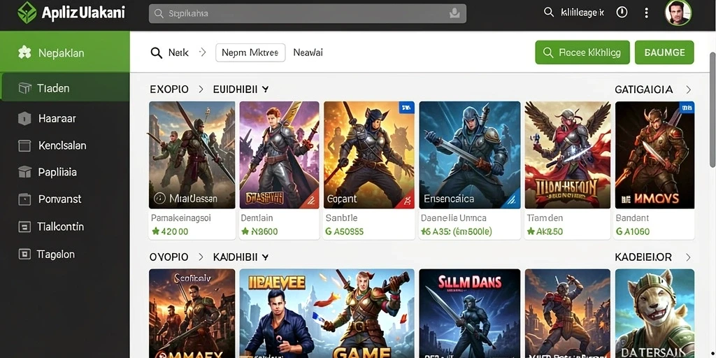 Tampilan antarmuka yang menarik dan mudah dinavigasi.