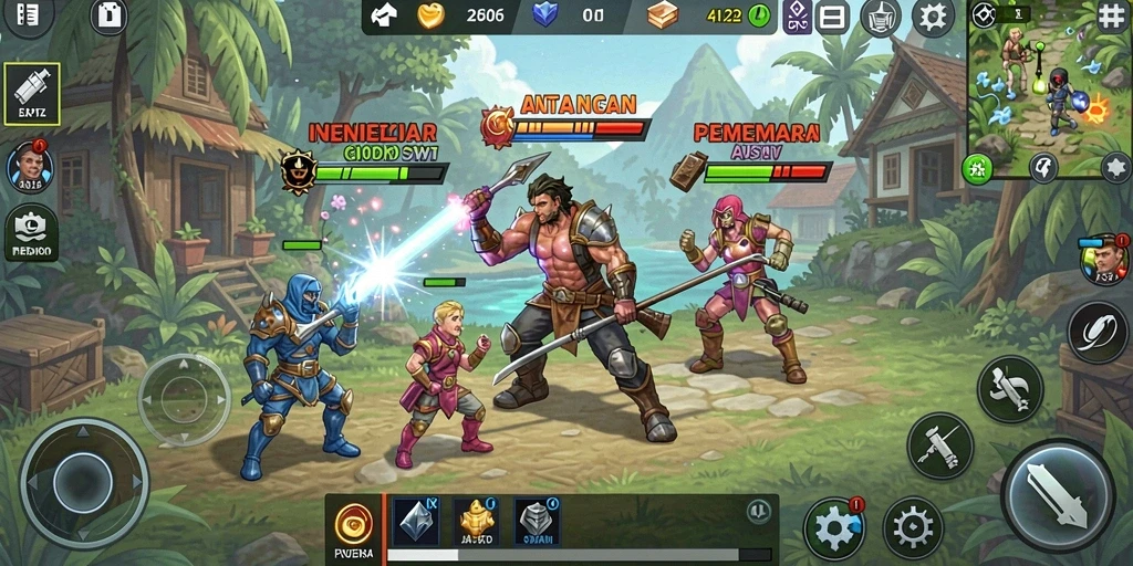 Screenshot permainan slot yang menarik.