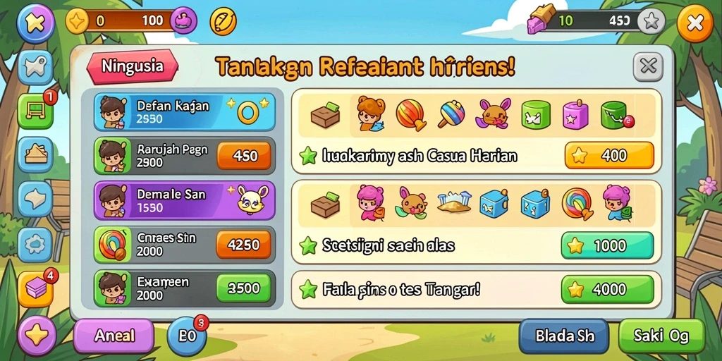 Tangkapan layar menampilkan karakter utama dalam aksi.