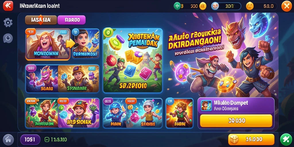 Tampilan antarmuka yang menarik dan user-friendly.