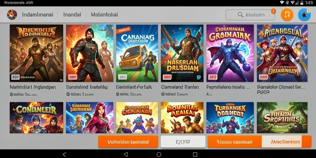 Tampilan awal permainan yang menawan.