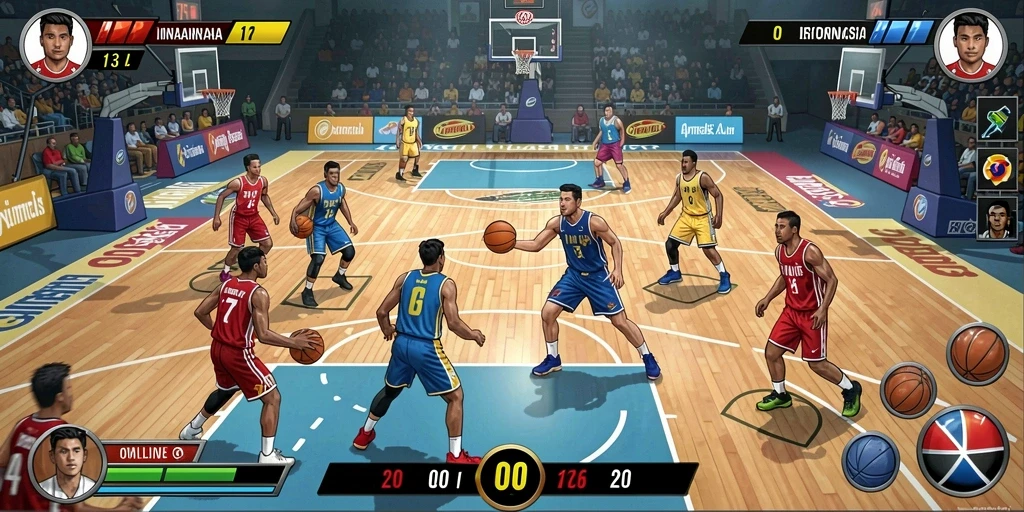 Tampilan antarmuka game yang intuitif.