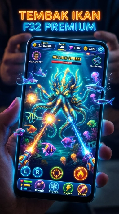 Cuplikan layar menu unduhan f32 untuk perangkat Android